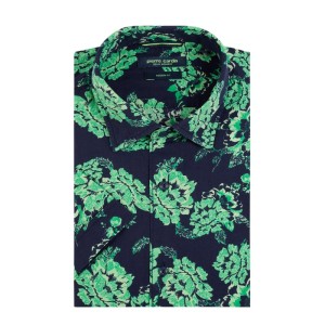 Koszula casualowa o kroju regular fit z bawełny z krótkim rękawem