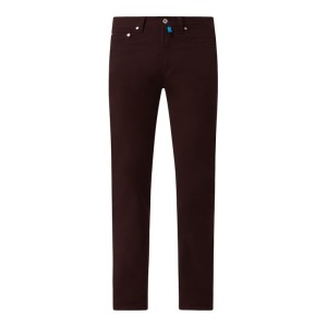 Spodnie o kroju tapered fit z dodatkiem streczu model ‘Lyon’ — ‘Futureflex’