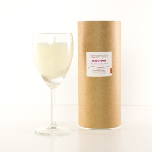 ŚWIECA AROMATERAPIA MASAŻ AFRODYZUJE W KIELICHU, BIOSENSUAL