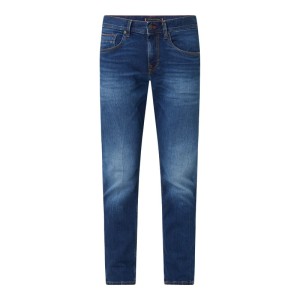 Jeansy o kroju straight fit z dodatkiem streczu model ‘Denton’