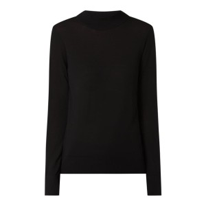 Sweter z mieszanki wełny i jedwabiu