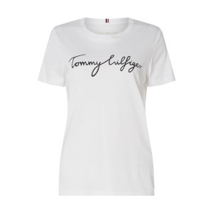 T-shirt z bawełny z nadrukiem z logo