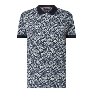 Koszulka polo o kroju regular fit ze wzorem na całej powierzchni