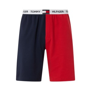 Szorty z dzianiny dresowej z detalami z logo