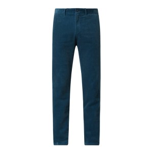Chinosy o kroju straight fit ze sztruksu model ‘Denton’