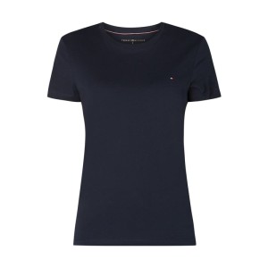 T-shirt z bawełny organicznej z wyhaftowanym logo