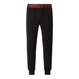 Spodnie dresowe z paskiem z logo