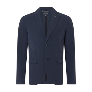 Marynarka na 2 guziki o kroju slim fit z otwartą klapą