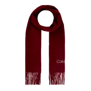 Szal z wyhaftowanym logo