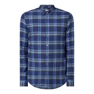 Koszula flanelowa o kroju slim fit z bawełny