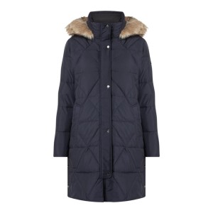 Płaszcz puchowy z odpinanym kapturem