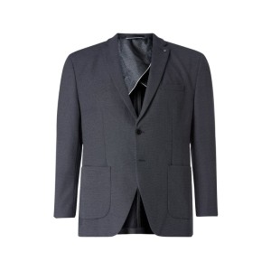 Marynarka na 2 guziki o kroju slim fit z tkanym wzorem model ‘Hiken’