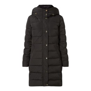 Płaszcz pikowany z kapturem