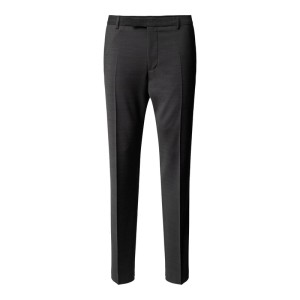 Spodnie do garnituru o kroju slim fit w kant
