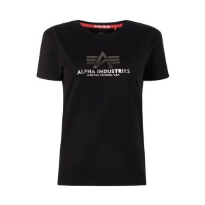 T-shirt z wyhaftowanym logo