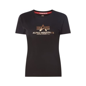 T-shirt z wyhaftowanym logo