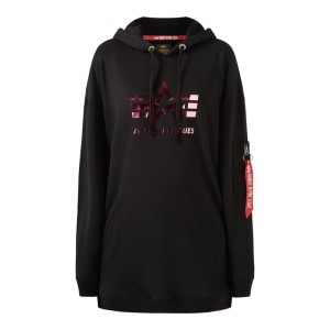 Sukienka z dzianiny dresowej z kapturem