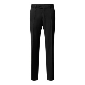Spodnie do garnituru o kroju modern fit z żywej wełny