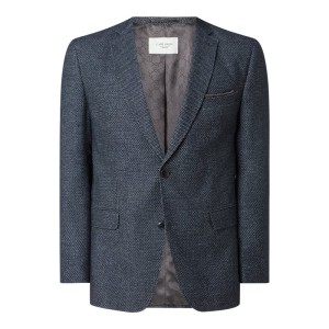 Marynarka na 2 guziki o kroju modern fit z tkanym wzorem model ‘Theo’