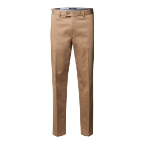 Chinosy o kroju regular fit z dodatkiem streczu model ‘Pilo’