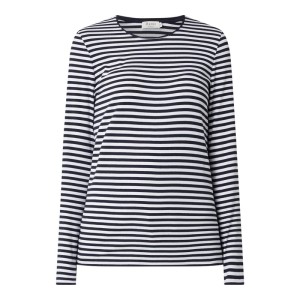 Bluzka z długim rękawem z wzorem w paski