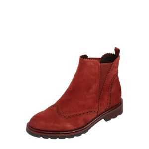 Buty chelsea ze skóry welurowej