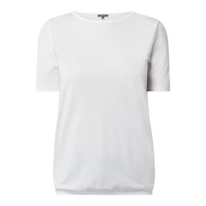 T-shirt z elastycznym dołem