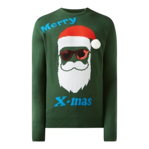 Sweter z bożonarodzeniowym motywem