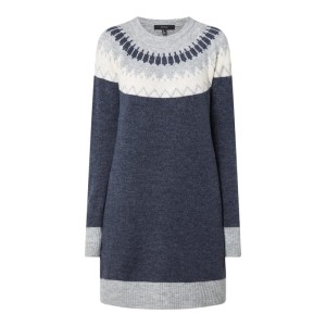 Sukienka z dzianiny z norweskim wzorem model ‘Simone’