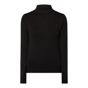 Sweter z wywijanym kołnierzem z mieszanki wiskozy model ‘Glory’