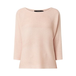 Sweter z prążkowaną fakturą model ‘Nora’