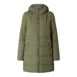 Płaszcz pikowany z kapturem model ‘Dolly’