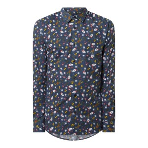 Koszula casualowa o kroju slim fit z dodatkiem bawełny
