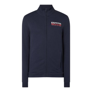 Bluza rozpinana z detalem z logo