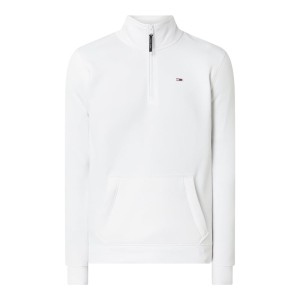 Bluza z kołnierzem z dzianiny dresowej