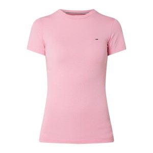 T-shirt z wyhaftowanym logo