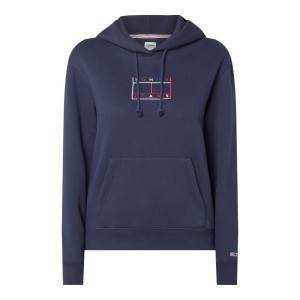 Bluza z kapturem i wyhaftowanymi logo