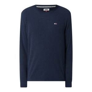 Bluzka z długim rękawem z wyhaftowanym logo