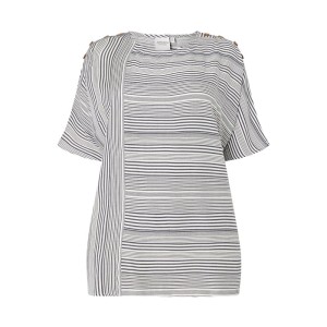 Bluzka PLUS SIZE ze wzorem w paski model ‘Adya’