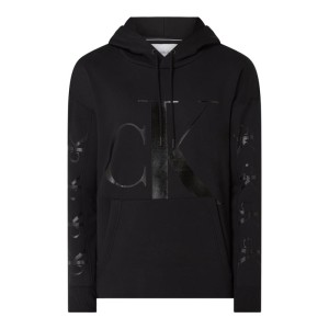 Bluza z kapturem z nadrukami z logo