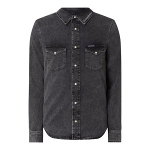 Jeansy o kroju slim fit z bawełną