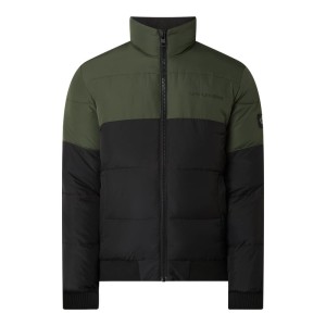 Bluzon pikowany z nadrukiem z logo