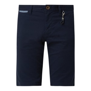 Szorty chinosy o kroju regular slim fit z dodatkiem streczu model ‘Josh’