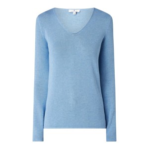 Sweter z dekoltem w serek