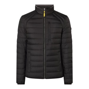 Kurtka pikowana z obszyciem z tkaniny — watowana