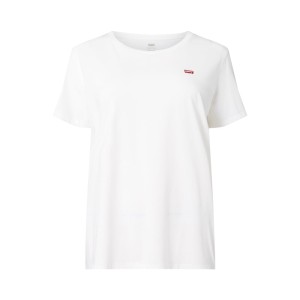 T-shirt PLUS SIZE z naszywką z logo