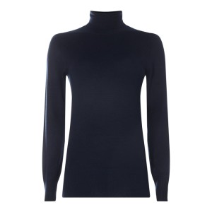 Sweter z wywijanym kołnierzem model ‘Yoko’