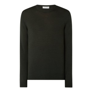 Sweter o kroju regular fit z wełny merino model ‘Nichols’