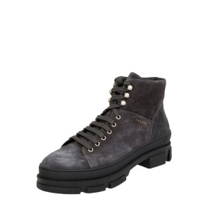 Buty ze skóry welurowej