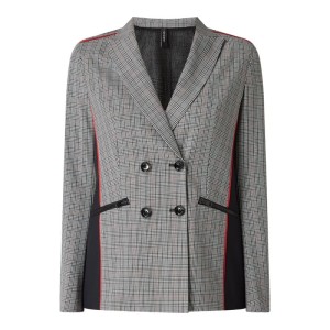 Żakiet ze wzorem w kratę glencheck